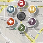 Hauptmenü der Heidelberg-App.