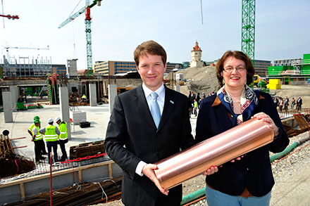 Münchens Bürgermeisterin Christine Strobl und Florian Bieberbach