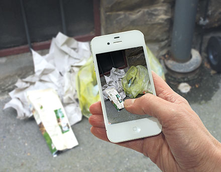 Missstände mobil melden können die Bürger in Gießen jetzt per Mängelmelder.