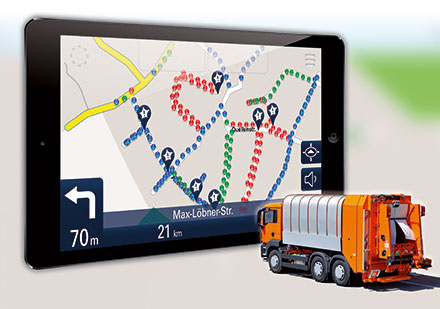 FollowMe-Navigation erleichtert optimale Routenplanung.