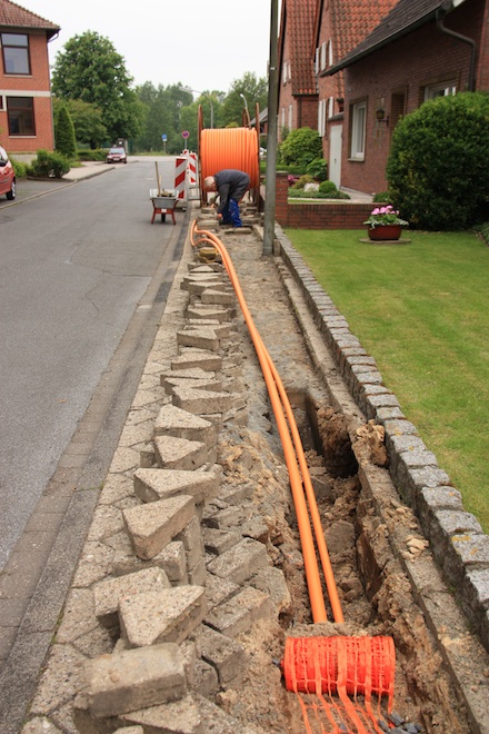 Der Breitband-Ausbau im Kreis Steinfurt geht gut voran.