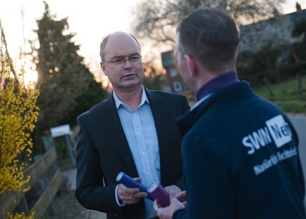 Die Stadtwerke Neumünster und der Zweckverband Breitbandversorgung Steinburg sorgen für schnelles Internet in den Mitgliedsgemeinden.