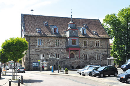 Rathaus Volkmarsen: Außen historisch