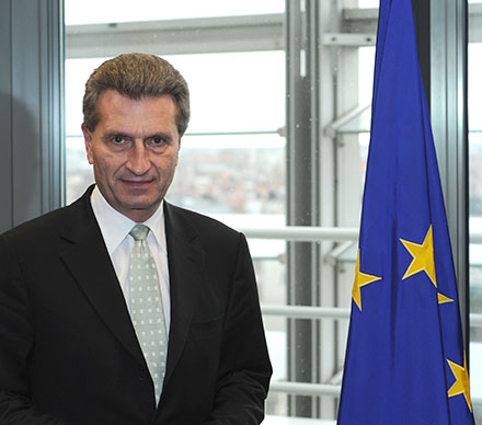 Günther Oettinger wird EU-Kommissar für Digitale Wirtschaft und Gesellschaft.