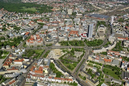 In Leipzig stehen die Auskünfte des Verkehrsinformationssystems im thematischen Stadtplan zur Verfügung.