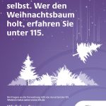 Rund um Weihnachten kann ein Anruf bei der 115 Zeit und Nerven sparen.