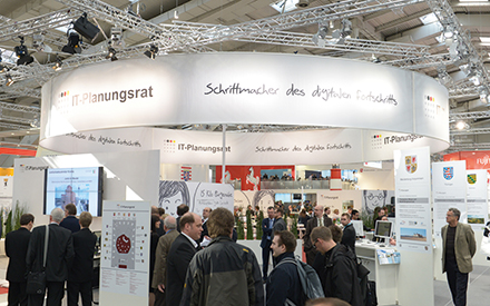 Sonderbereich Government for You auf der CeBIT.