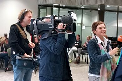 Als E-Government-Modellkommune hat Düren Besuch vom ZDF bekommen.