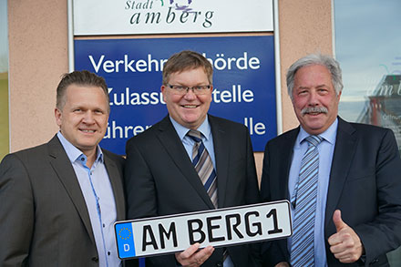 In der Zulassungsstelle Amberg wurde ein neues Kfz-Fachverfahren eingesetzt.