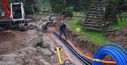 In der Gemeinde Sasbachwalden im Kreis Waldshut wird bereits am schnellen Internet gebaut.