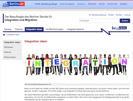 Geschichten über Geflüchtete und Helfer in Berlin werden auf dem neuen Online-Portal „Integration leben“ präsentiert.