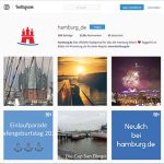 Hamburg ist auch auf Instagram aktiv.