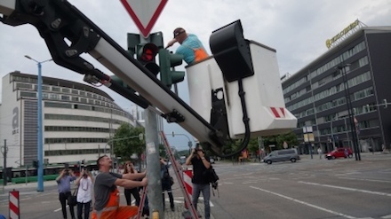 Die Sensoren an Chemnitzer Ampeln sollen Temperatur und Luftfeuchtigkeit erfassen.