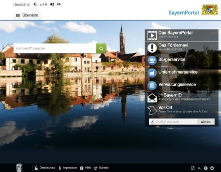 Das BayernPortal schafft einen zentralen Zugang zu allen Online-Verwaltungsdienstleistungen im Freistaat.