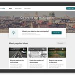Startseite der Plattform CitizenLab.