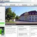 Die neue Website der Stadt Leuna ist seit August online.