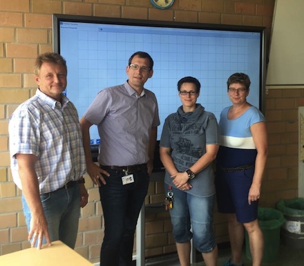 Preußisch Oldendorf: Upgrade im Klassenraum an der Sekundarschule.