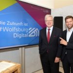 Die Internet-Präsenz von #WolfsburgDigital wird vorgestellt.