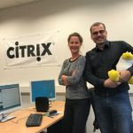 Jennifer Bloom und Christopher Schulz-Stockmann aus dem Team Server von citeq haben die neue IGEL-Technologie samt Endgeräten eingeführt