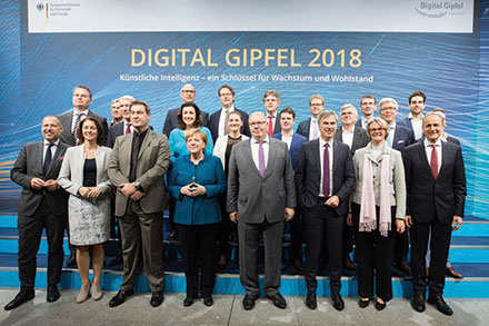 Digital-Gipfel: Politprominenz in Nürnberg versammelt.