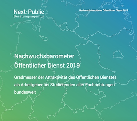 Die Studie „Nachwuchsbarometer Öffentlicher Dienst 2019“ hat untersucht