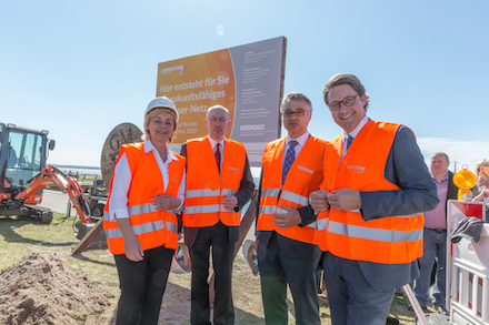 Startschuss für den Glasfaser-Ausbau in Nordwestmecklenburg.