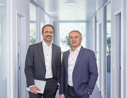 Daniel Riss und Holger Schmelzeisen