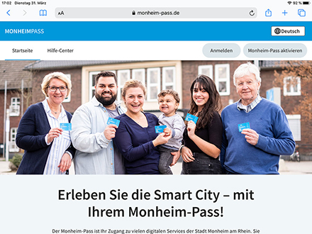 Die Aktivierungsphase für den Monheim-Pass in der Stadt am Rhein hat begonnen.