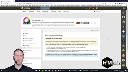 Mitarbeiter Reiko Streng produzierte für das Intranet der Stadt München schnell Erklärvideos zum neuen Tool.