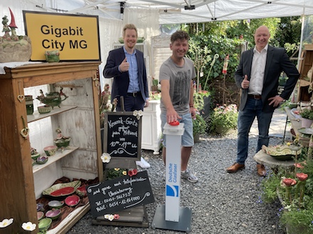 Im bislang unterversorgten Haus von Familie Görtz in Mönchengladbach gibt es nun garantiert schnelles Internet.