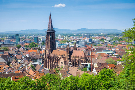 Freiburg ist eine von vier baden-württembergischen Städten