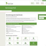 Jetzt gestartet: Das neue Serviceportal der Stadt Erkrath.