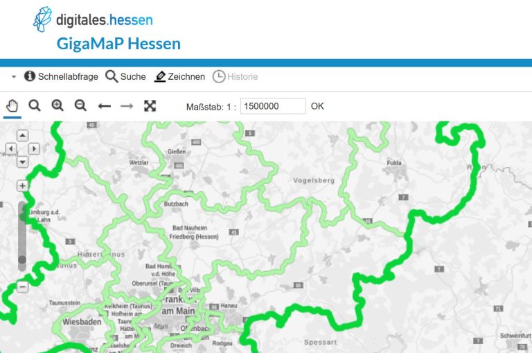 Das Online-Portal GigaMaP  soll Hessens Kommunen beim Breitband-Ausbau unterstützen.