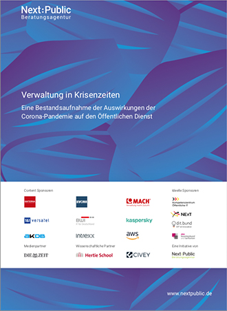 Eine Studie zum Einfluss der Pandemie auf die Arbeit im öffentlichen Sektor hat jetzt das Beratungsunternehmen Next:Public veröffentlicht.