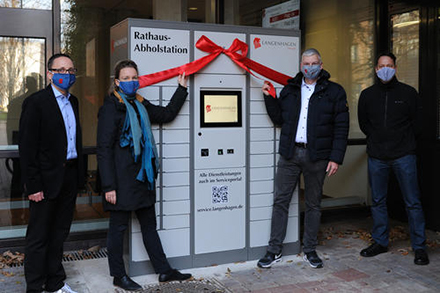 Langenhagen stellt den Bürgern das erste Abhol-Terminal für Ausweisdokumente in Niedersachsen zur Verfügung.