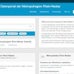 Das neue Datenportal der Metropolregion Rhein-Neckar ist online.