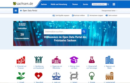 Sachsens Open-Data-Portal ist online.