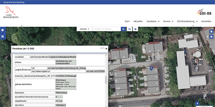 Das Geoportal Brandenburg wurde komplett überarbeitet und ist Anfang März 2021 in aktualisierter Fassung online gegangen.