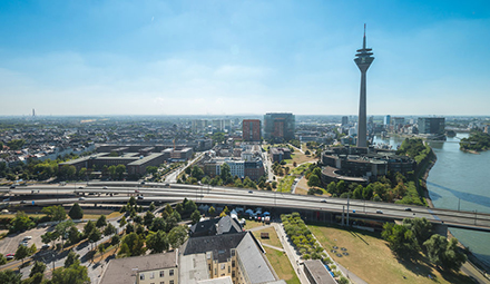 Die Landeshauptstadt Düsseldorf setzt wie die Städte Neuss