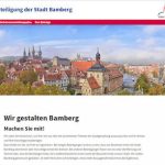 Bamberg: Neue Beteiligungsplattform www.bamberg-gestalten.de