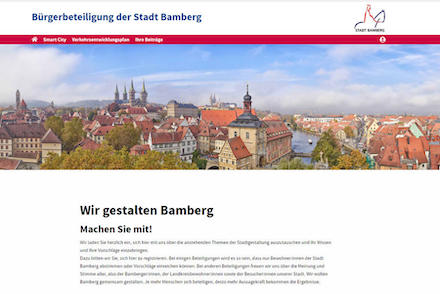 Bamberg: Neue Beteiligungsplattform www.bamberg-gestalten.de