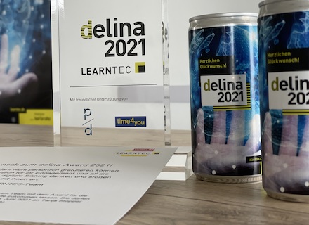 Der Innovationspreis für digitale Bildung delina geht an vier zukunftsweisende Projekte.