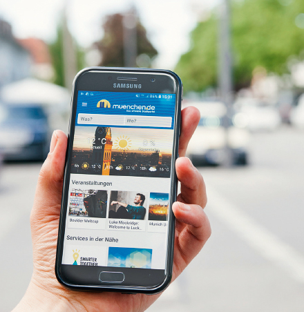 München App: Ein Ergebnis von Smarter Together.