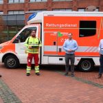 Vereint für einen digitalisierten Rettungsdienst: Mitglieder der Feuer- und Rettungswache sowie der Kreisverwaltung Borken.