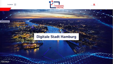 Ein neuer Web-Auftritt bündelt Informationen über die Digitalisierungsaktivitäten in Hamburg.