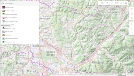 Kontinuierlich wird das Bürger-GIS Emmendingen weiterentwickelt.