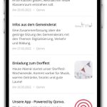 Die von Qonvo entwickelte App Commutio dient Kommunen als Kommunikationsplattform.