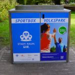 Die smarte Sportbox im Kaiserslauterer Volkspark lässt sich via App nutzen.