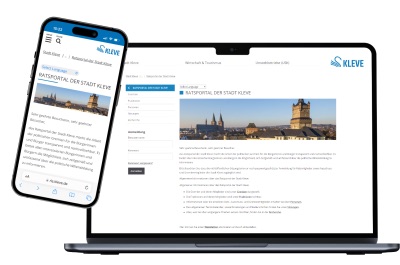 Das RIS der Stadt Kleve wurde optisch an die kommunale Website angepasst.