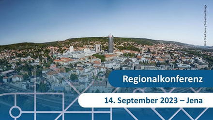 Die 11. Regionalkonferenz des Bundesprogramms Modellprojekte Smart Cities findet am 14. September 2023 in Jena statt.